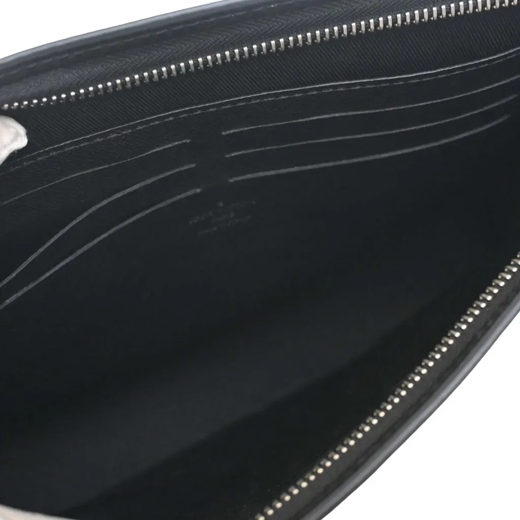 Louis Vuitton Christopher Nemeth Damier Graphite Pochette Voyage Rope MM Blue Very good - Model View