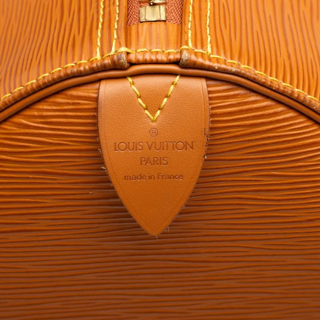 Louis Vuitton Epi Keepall 55 Brown Leather Good - Box View