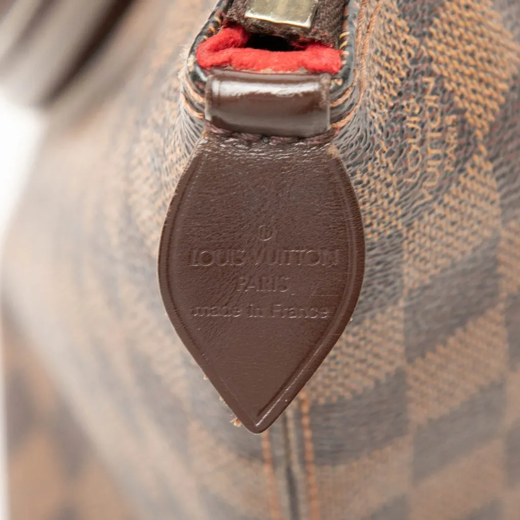 Louis Vuitton Damier Ebene Saleya PM Brown Very good - Box View