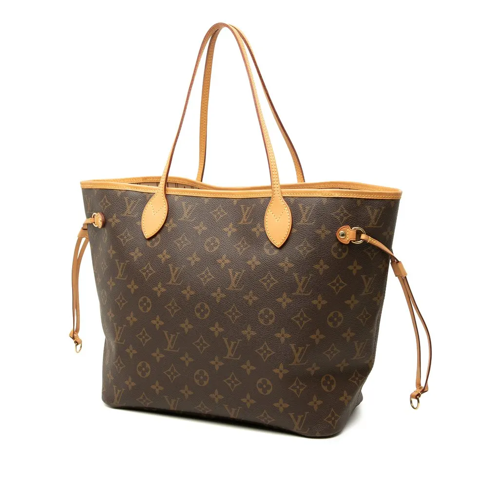 Louis Vuitton Monogram Neverfull MM Brown Very good - Back View