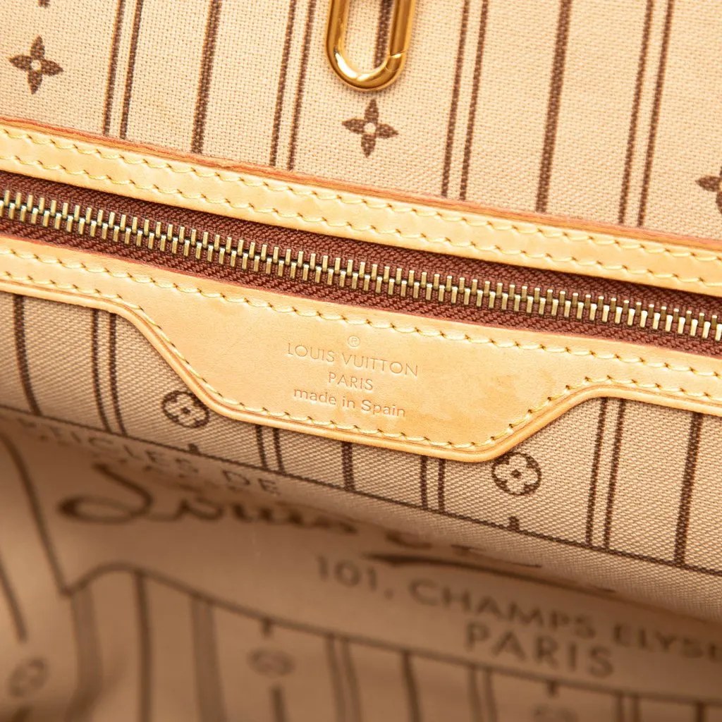 Louis Vuitton Monogram Neverfull MM Brown Very good - Box View