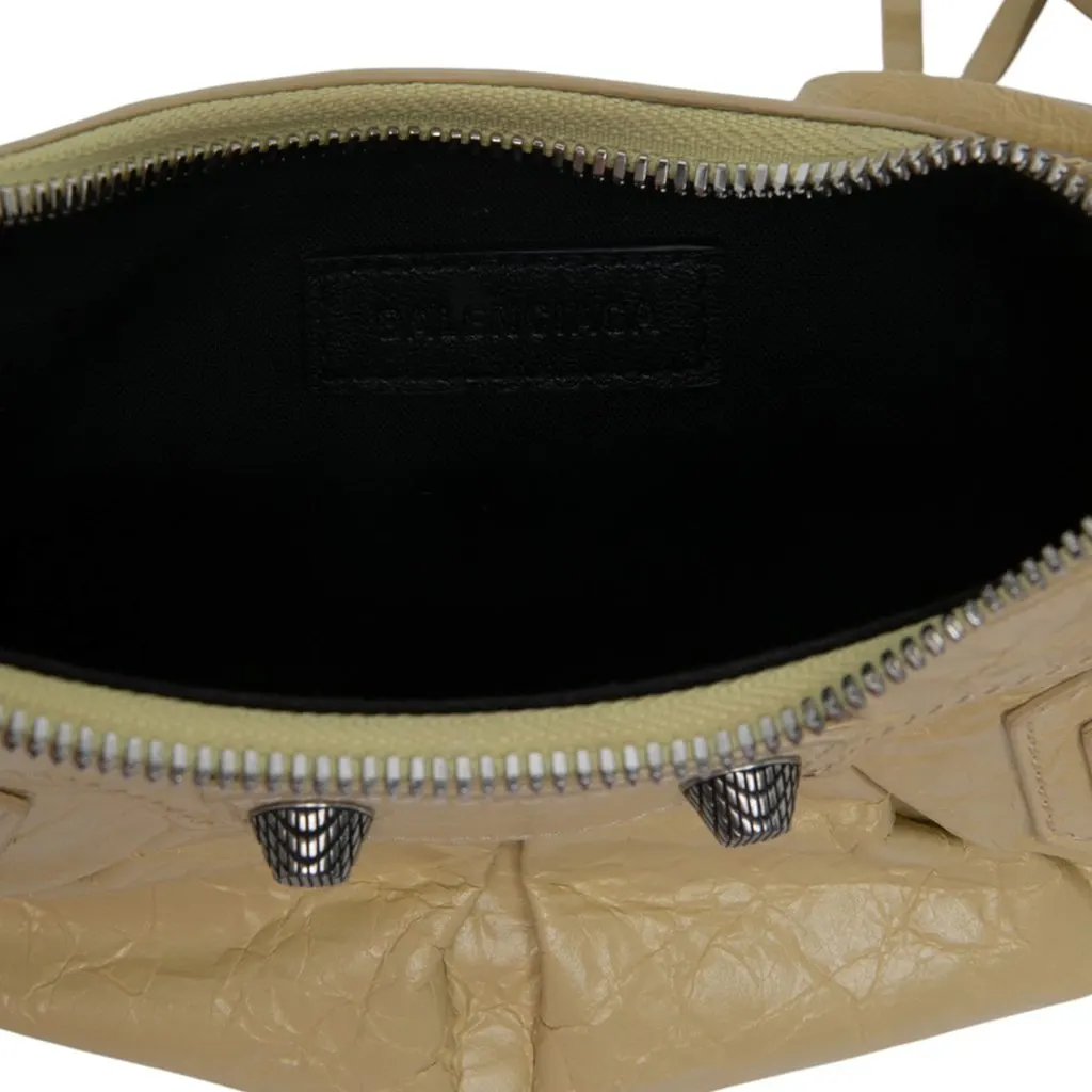 Balenciaga Lambskin Motocross Le Cagole XS Yellow Leather Good - Model View