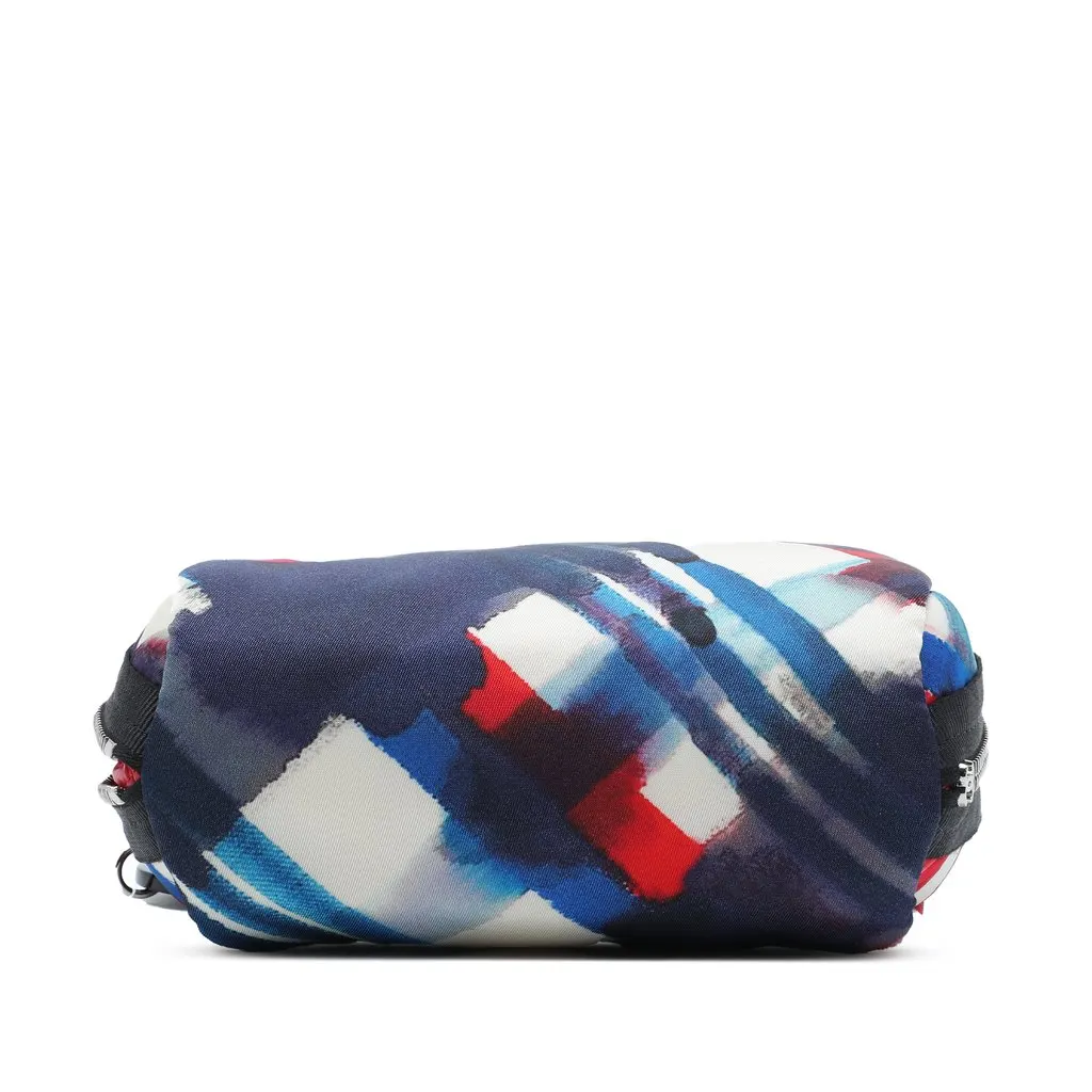 Chanel Printed Canvas Airline Pouch Blue Very good - Inside View