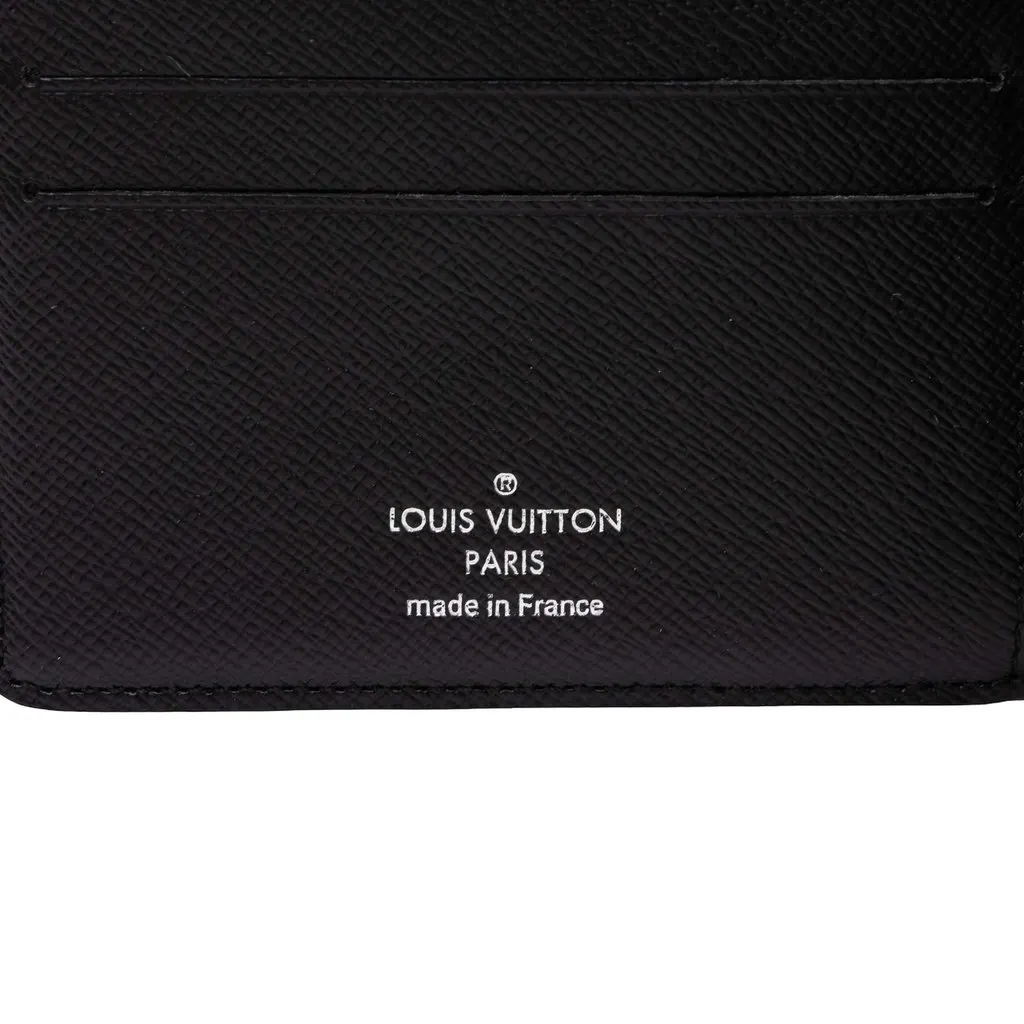 Louis Vuitton Damier Graphite Multiple Wallet Black Canvas Good - Box View