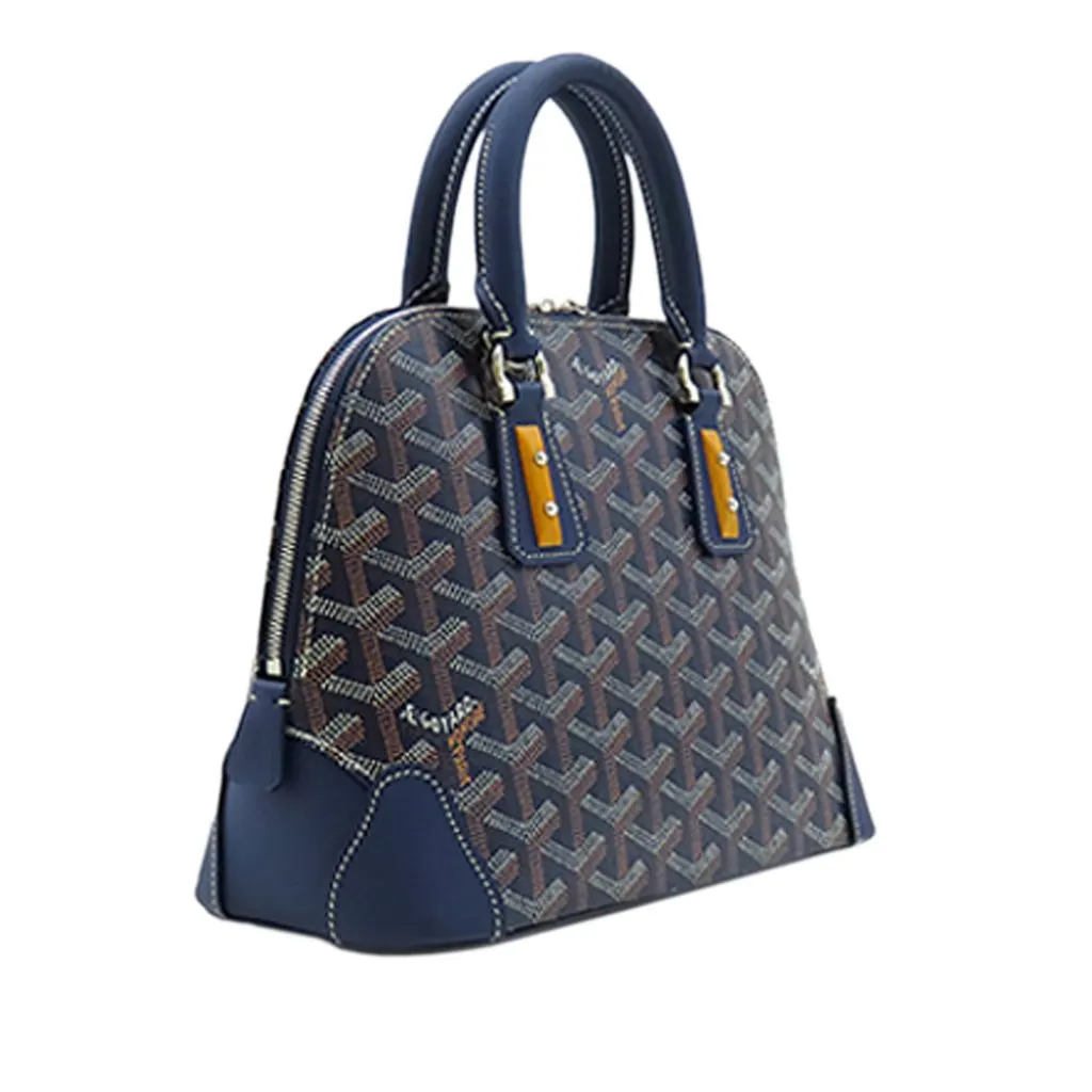 Goyard Mini Goyardine Vendome Blue Very good - Back View