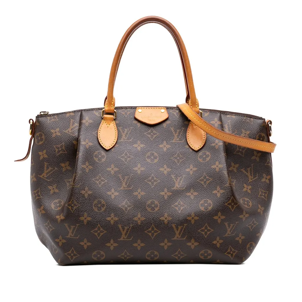 Louis Vuitton Monogram Turenne MM Brown Canvas Good - Front View