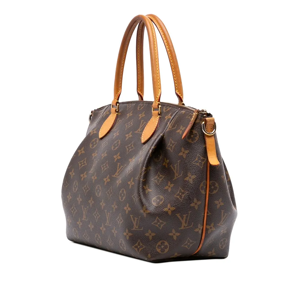 Louis Vuitton Monogram Turenne MM Brown Canvas Good - Back View