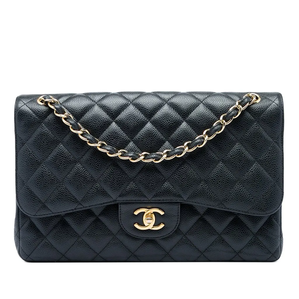 Chanel Jumbo Classic Caviar Double Flap