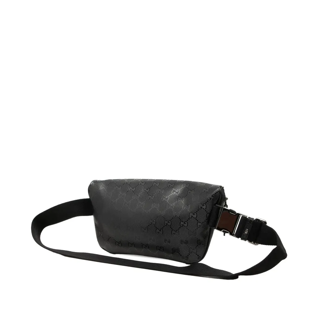 Gucci GG Imprime Belt Bag Black Very good - Back View