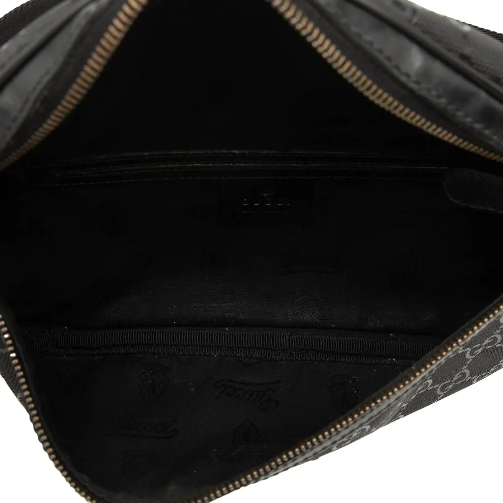 Gucci GG Imprime Belt Bag Black Very good - Model View