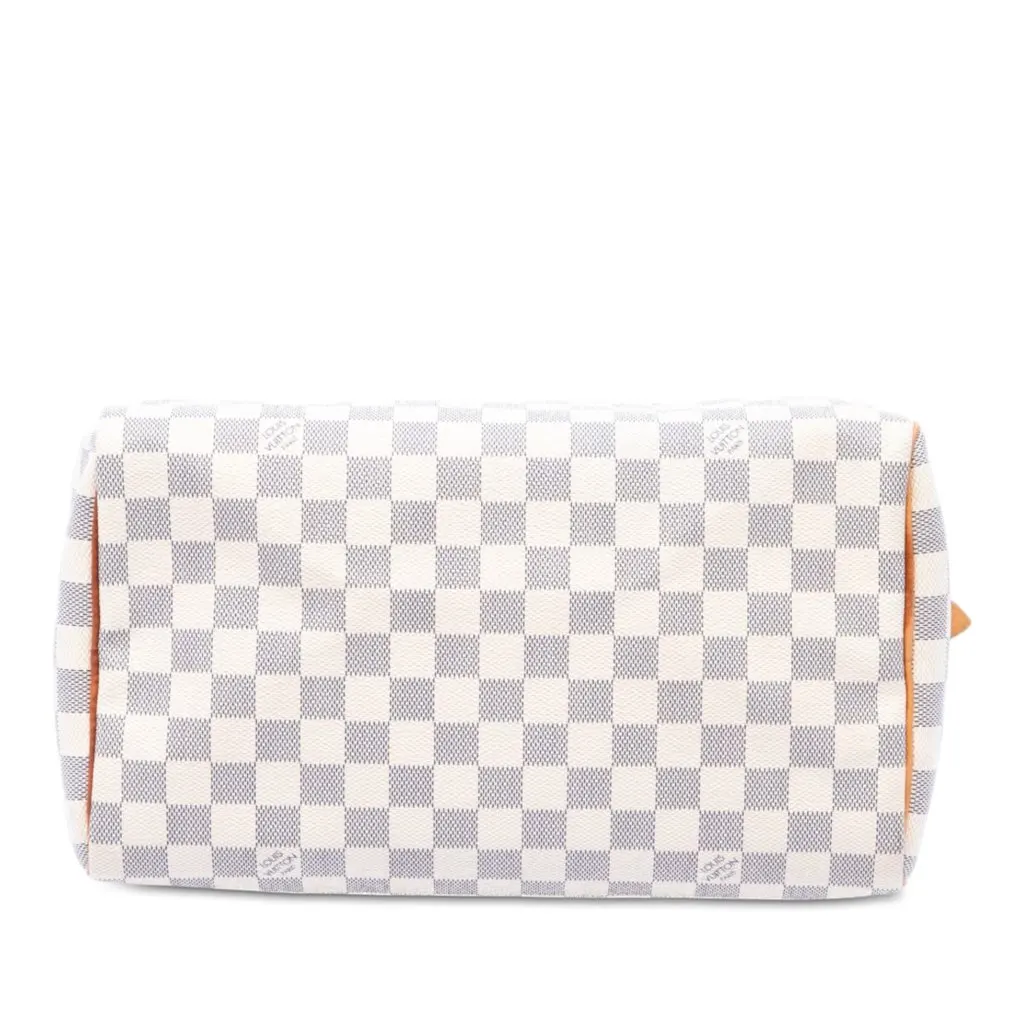 Louis Vuitton Damier Azur Speedy 30 White Canvas Very good - Inside View