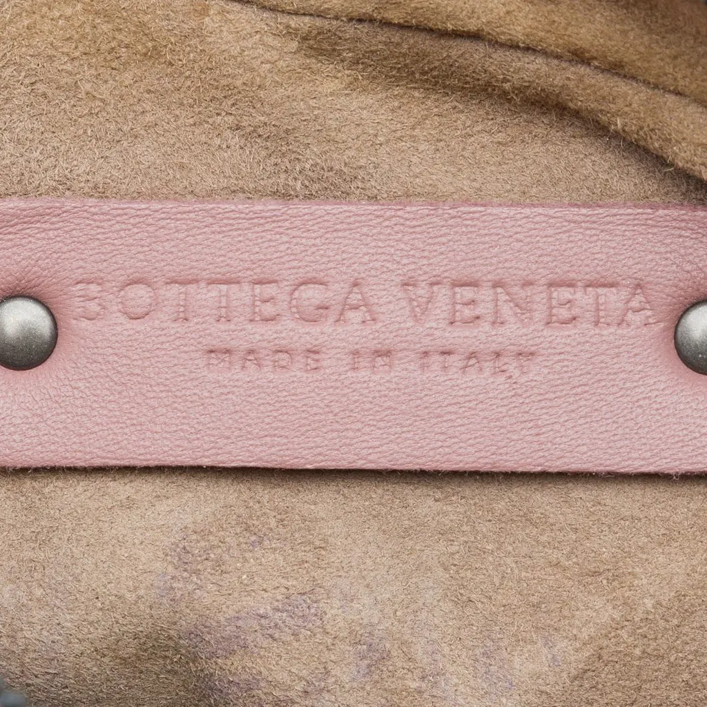 Bottega Veneta Nappa Intrecciato Belt Bag Pink Leather Very good - Box View
