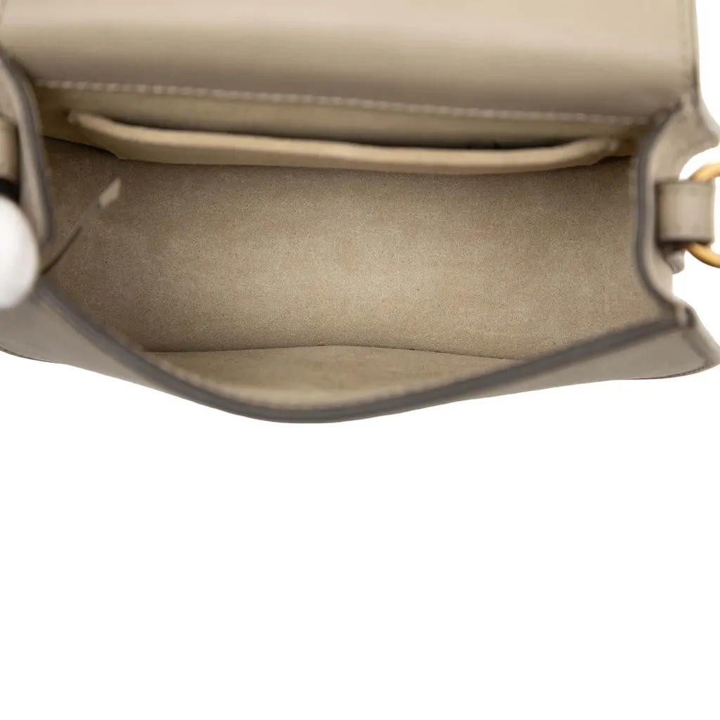 Chloé Small Leather Nile Bracelet Satchel Brown Leather Very good - Model View