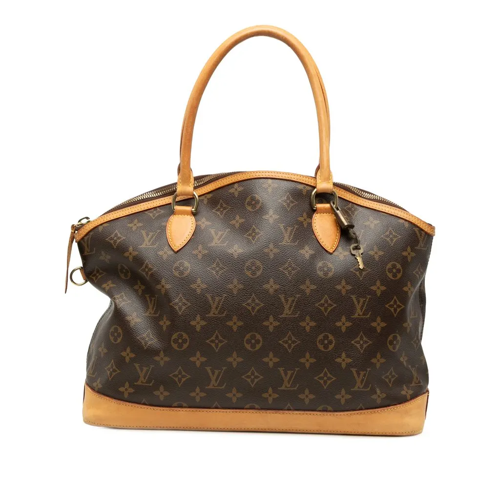 Louis Vuitton Monogram Lockit Horizontal Brown Very good - Front View