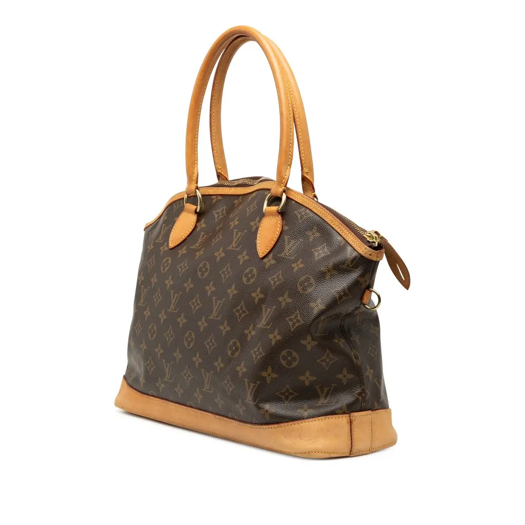 Louis Vuitton Monogram Lockit Horizontal Brown Very good - Back View