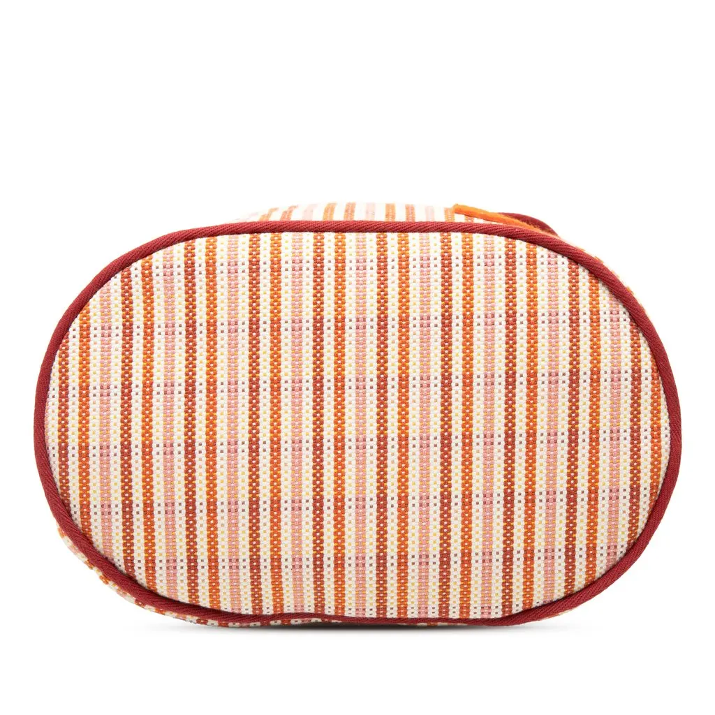 Hermès Canvas Animaux Nattes Backpack Orange Very good - Inside View