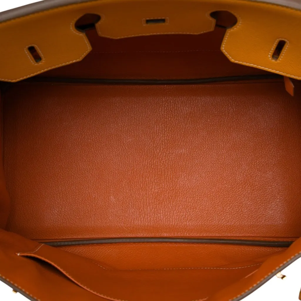 Hermès Epsom Candy Birkin Retourne 35 Yellow Leather Very good - Model View