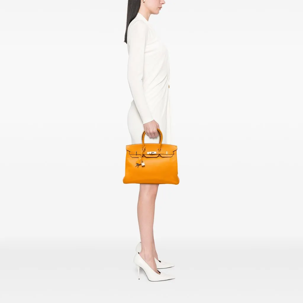Hermès Epsom Candy Birkin Retourne 35 Yellow Leather Very good - Box View