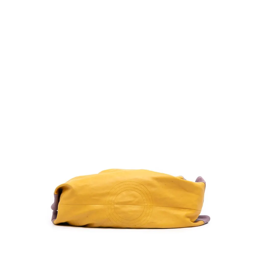 LOEWE Multicolor Nappa Aire Yellow Leather Good - Inside View
