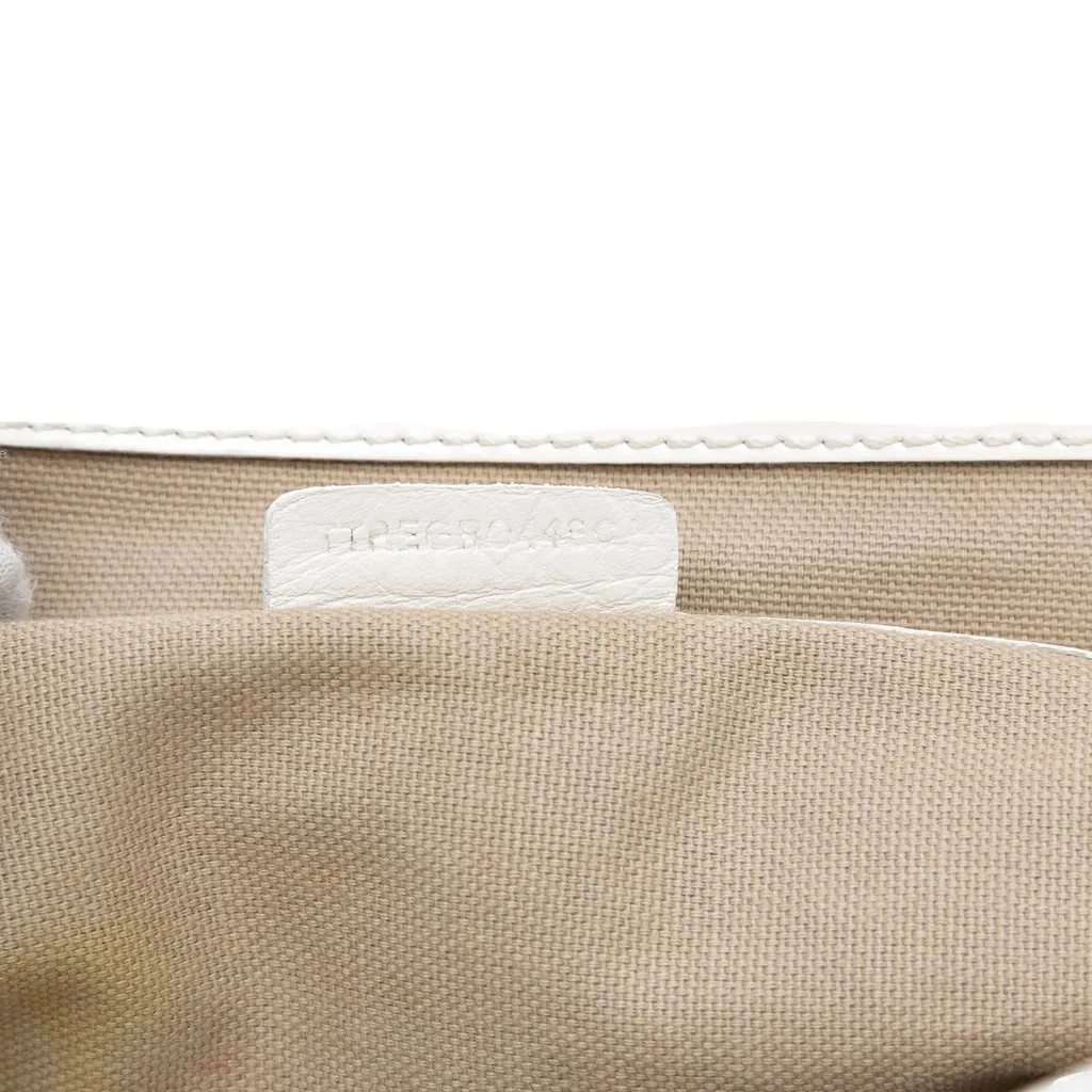 Burberry House Check Coated Canvas Hearts Tote Beige Good - Box View