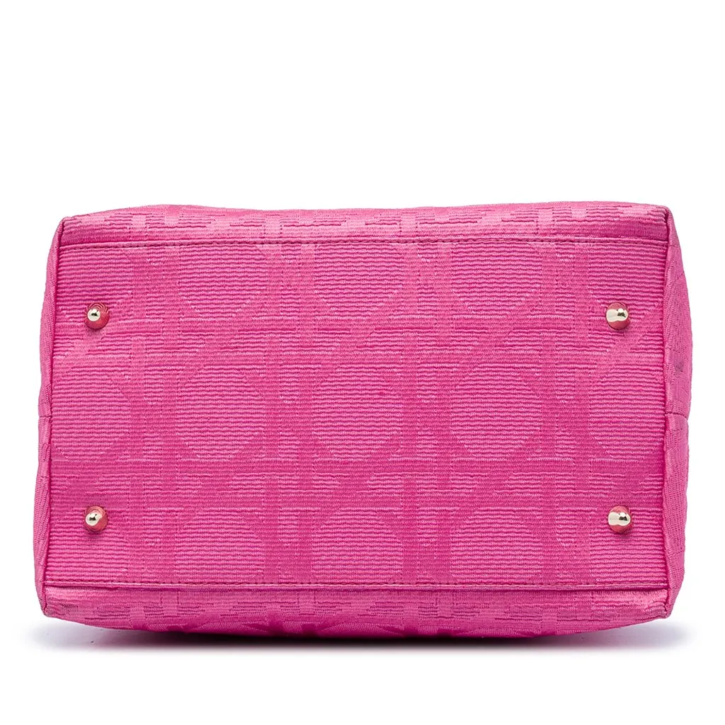 Dior Small Canvas Cannage Lady Dior Soft Shopping Tote Pink Very good - Inside View