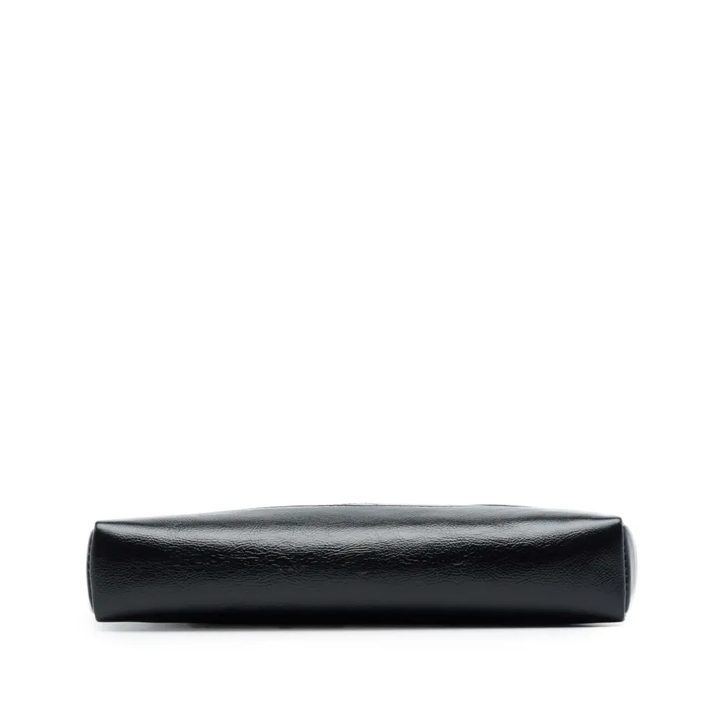 Chanel Nano Quilted Glazed Calfskin 31 Shopping Bag Black Leather Very good - Inside View