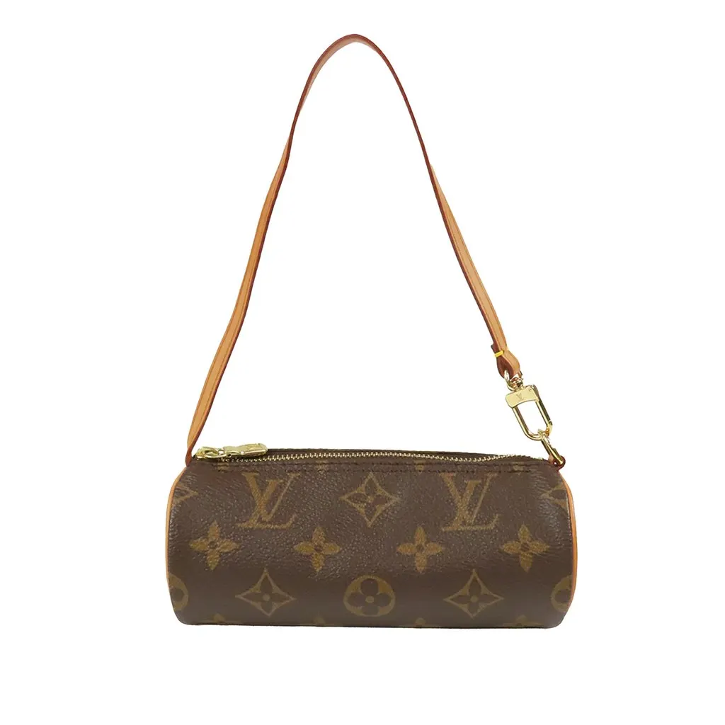 Louis Vuitton Monogram Papillon Pochette Brown Very good - Front View