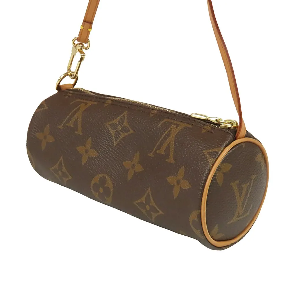 Louis Vuitton Monogram Papillon Pochette Brown Very good - Back View