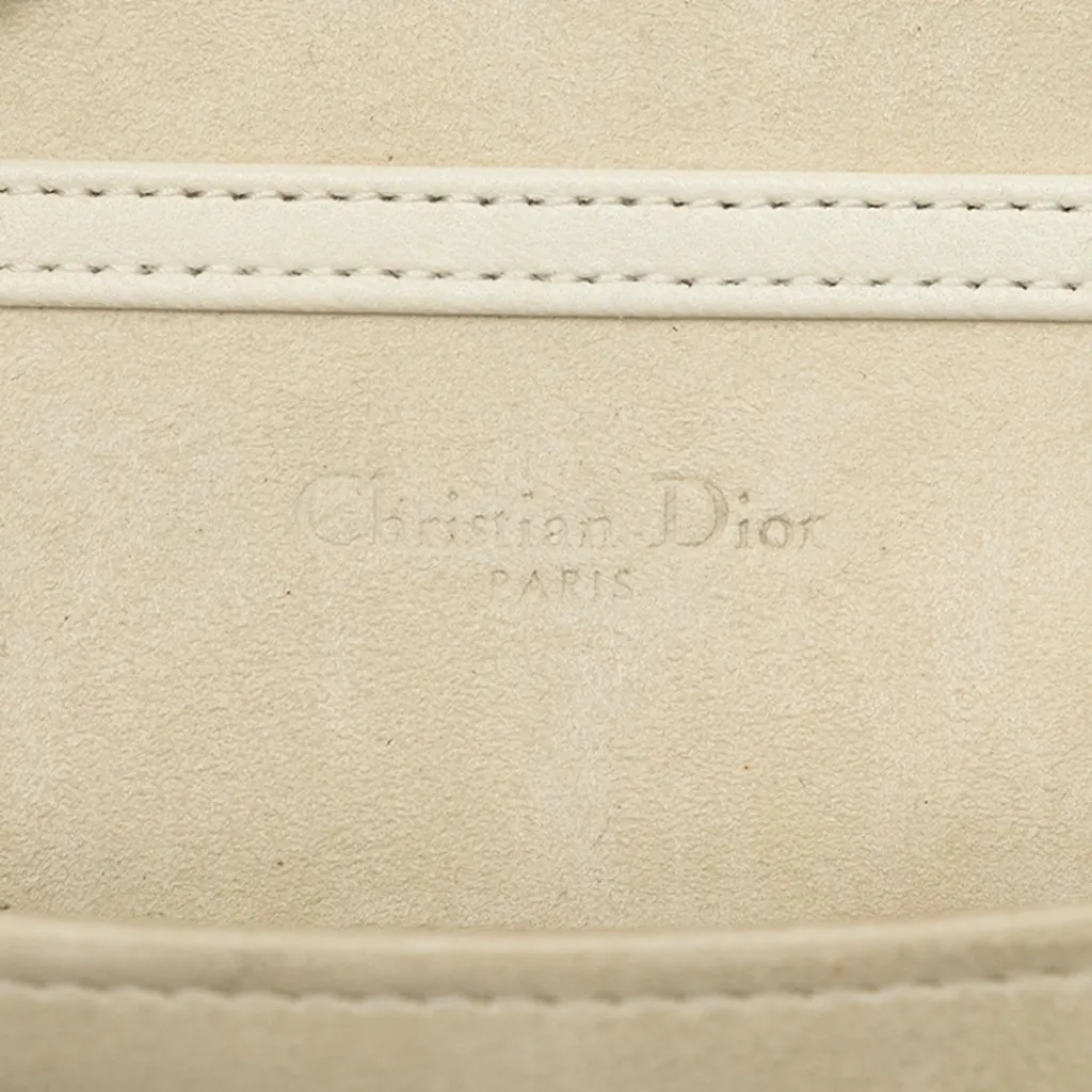 Dior Studded Lambskin Vertical Diorama Crossbody White Leather Very good - Box View