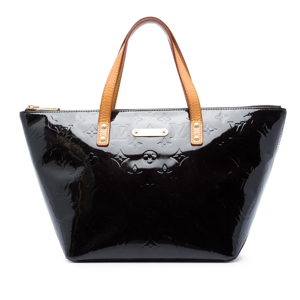Louis Vuitton Monogram Vernis Bellevue PM Purple Leather Very good - Front View
