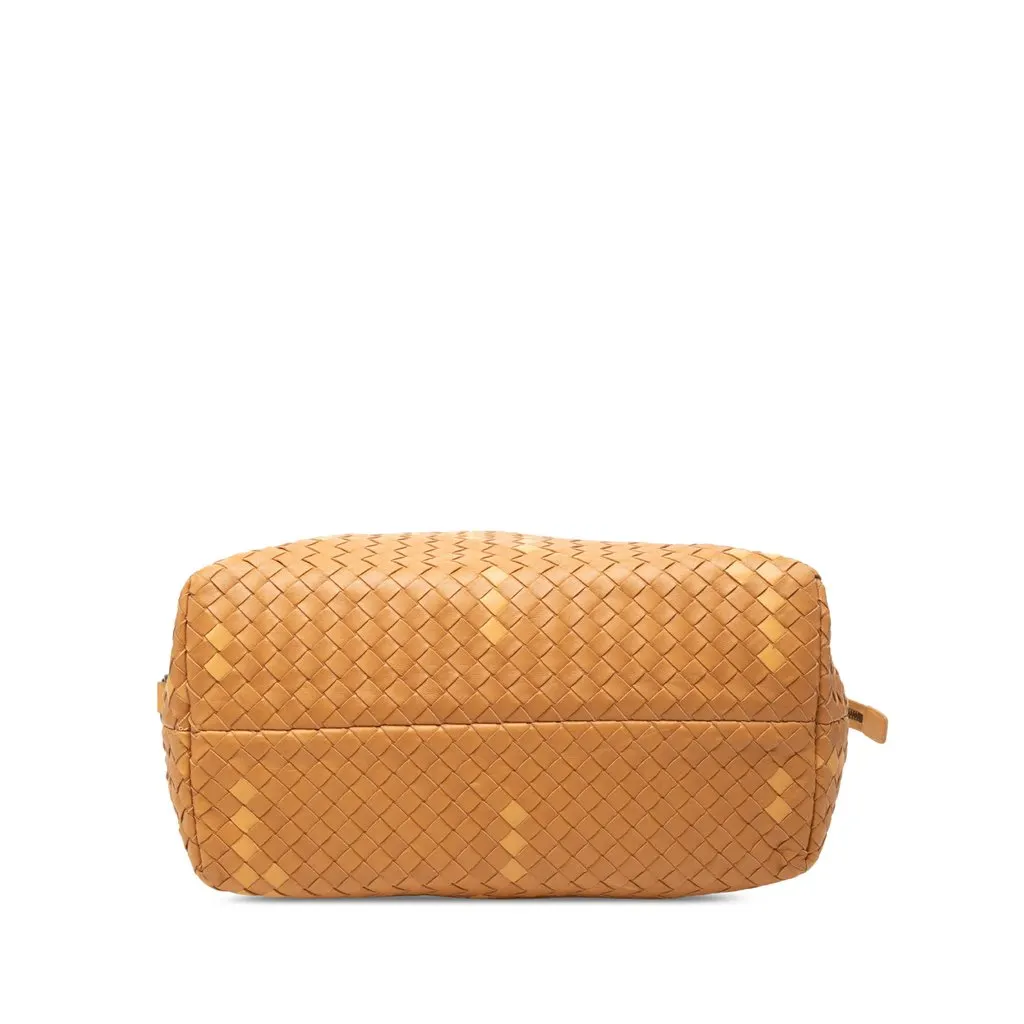 Bottega Veneta Bicolor Nappa Intrecciato Convertible Tote Brown Leather Very good - Inside View