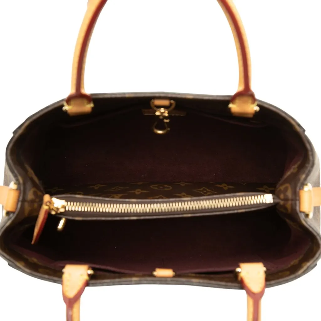 Louis Vuitton Monogram Montaigne BB Brown Canvas Very good - Model View