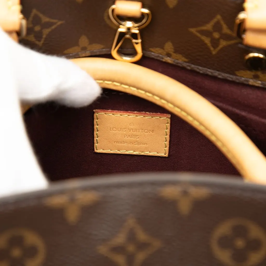 Louis Vuitton Monogram Montaigne BB Brown Canvas Very good - Box View
