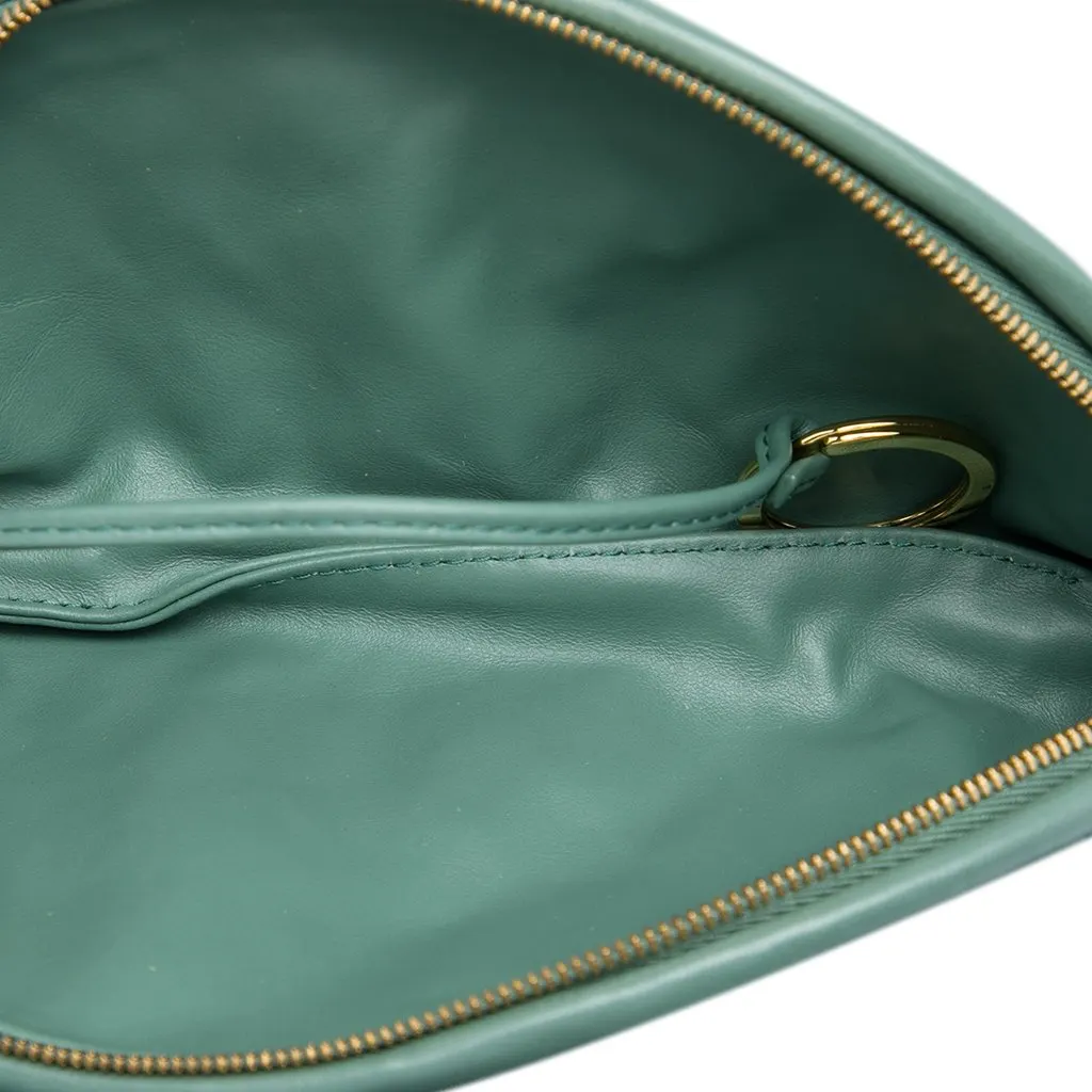 Bottega Veneta Medium Nappa Intrecciato Gemelli Hobo Green Leather Very good - Model View