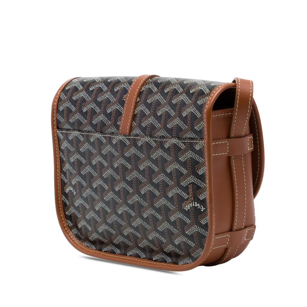 Goyard Goyardine Belvedere PM Black Canvas Good - Back View