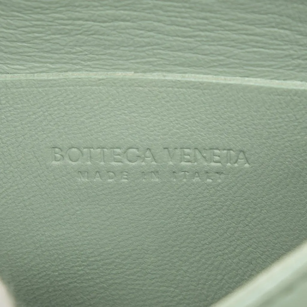 Bottega Veneta Candy Nappa Intrecciato Cassette Crossbody Green Leather Very good - Box View