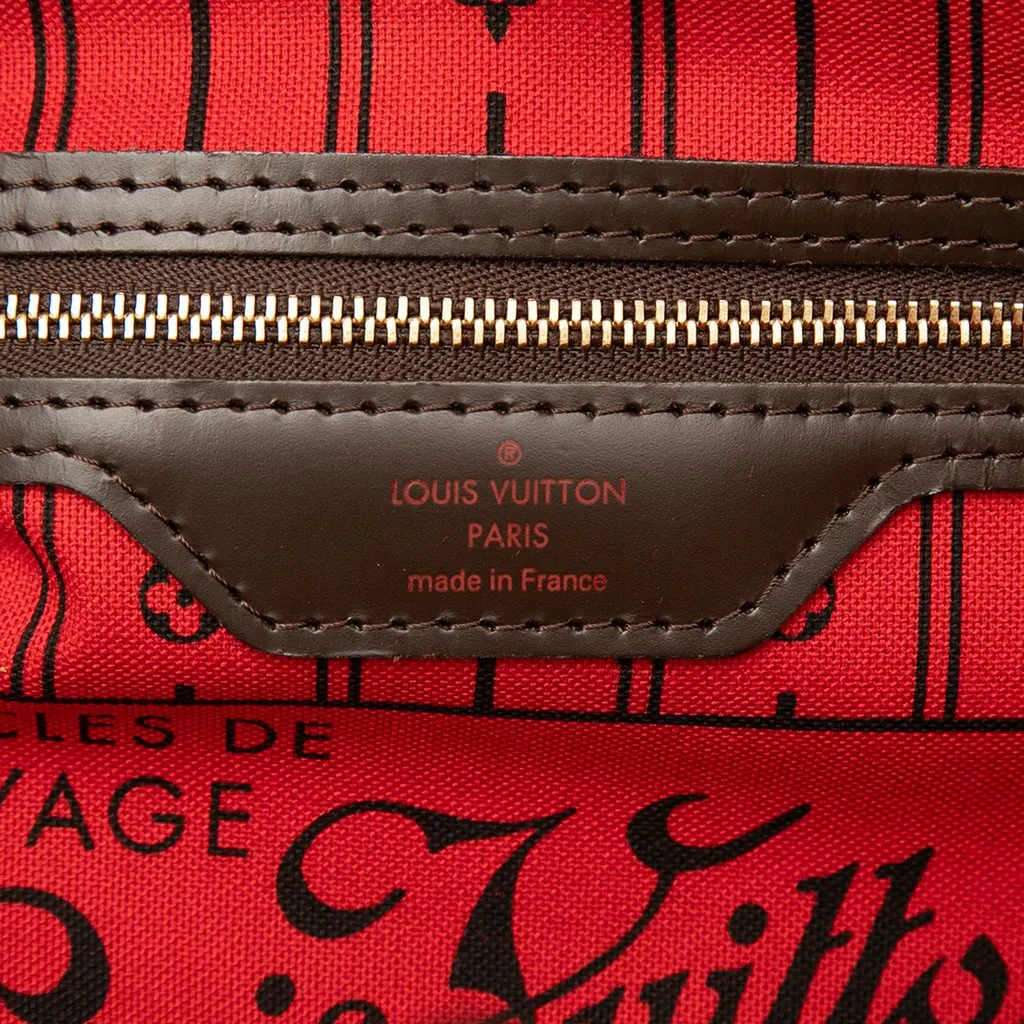 Louis Vuitton Damier Ebene Neverfull PM Brown Canvas Very good - Box View