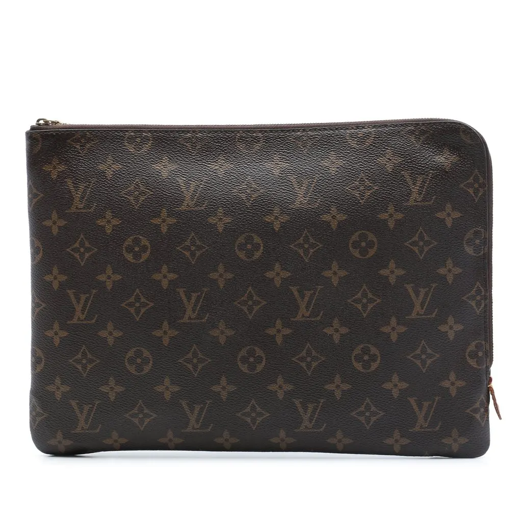 Louis Vuitton Monogram Etui Voyage MM Brown Canvas Very good - Front View