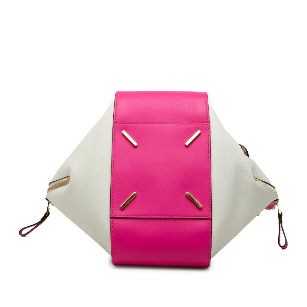 LOEWE Small Bicolor Calfskin Hammock Bag Pink Leather Very good - Inside View