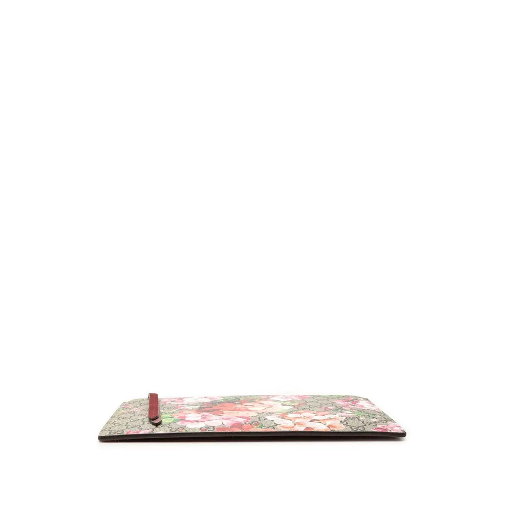 Gucci GG Supreme Blooms Clutch Beige Very good - Inside View