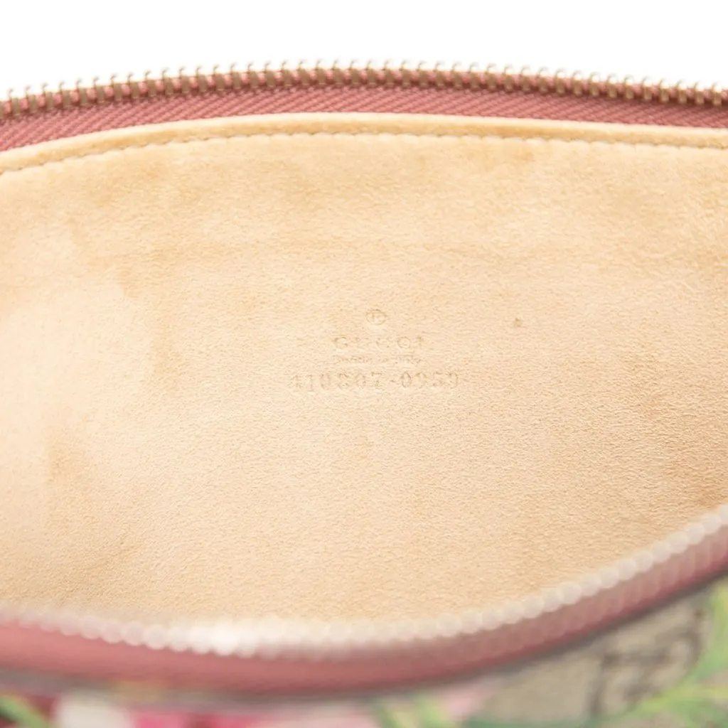 Gucci GG Supreme Blooms Clutch Beige Very good - Box View