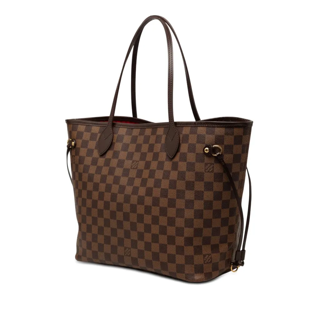 Louis Vuitton Damier Ebene Neverfull MM Brown Very good - Back View