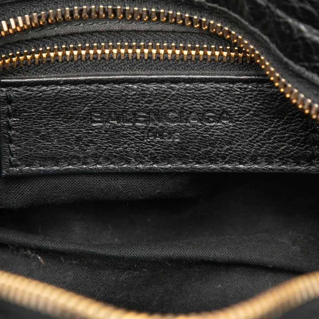 Balenciaga Mini Lambskin Motocross Giant 21 City Satchel Black Leather Very good - Box View