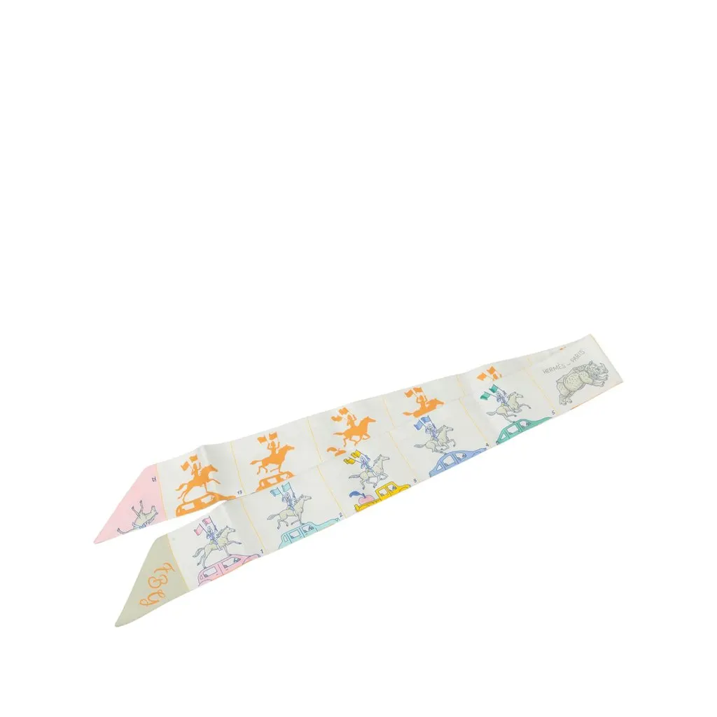 Hermès Parade Silk Twilly Scarf