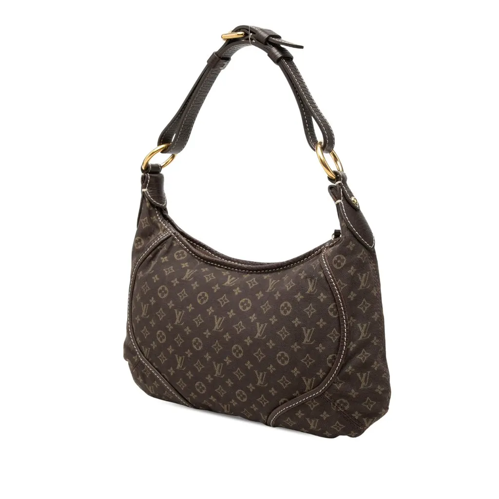 Louis Vuitton Monogram Mini Lin Manon PM Brown Canvas Very good - Back View