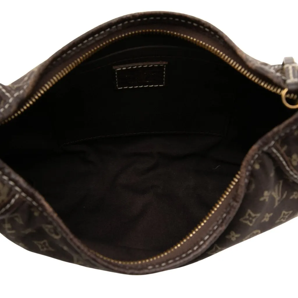 Louis Vuitton Monogram Mini Lin Manon PM Brown Canvas Very good - Model View