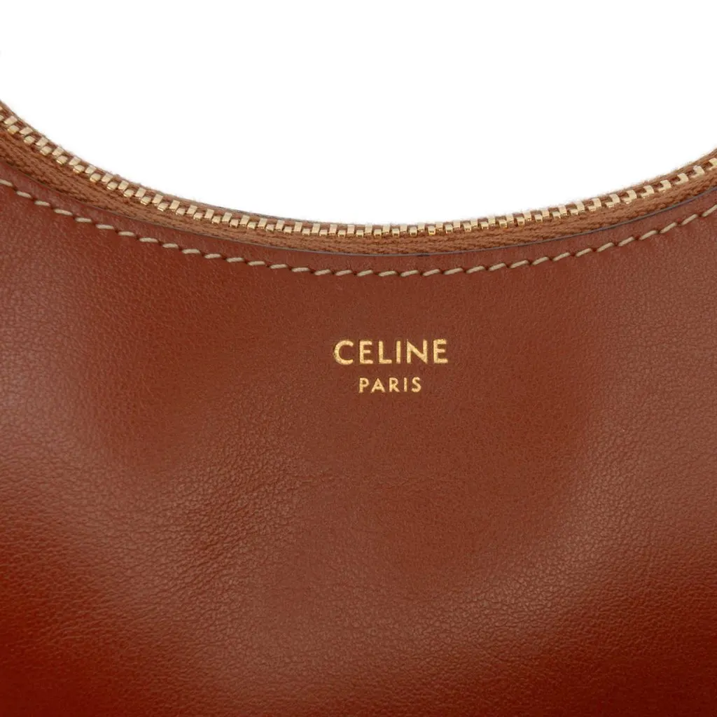 Celine Mini Smooth Calfskin Ava Shoulder Bag Brown Leather Very good - Box View