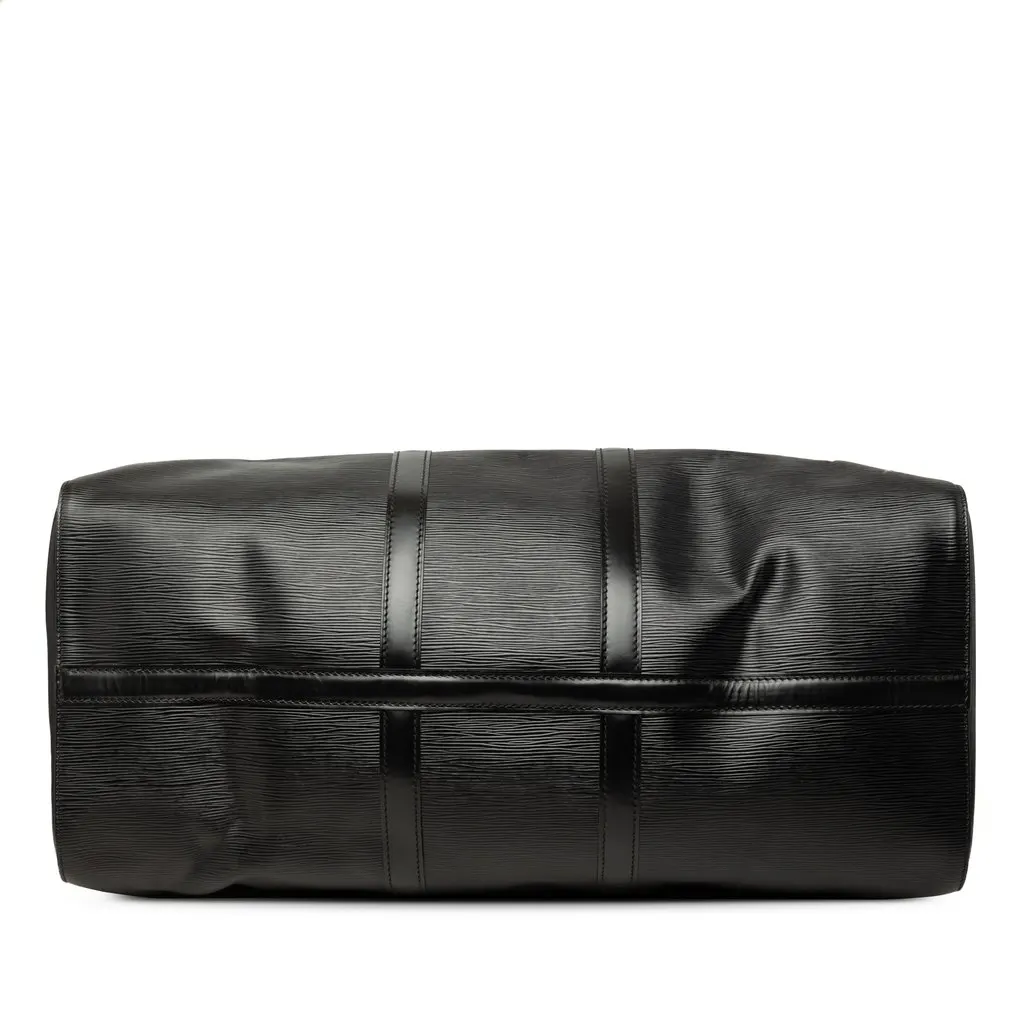 Louis Vuitton Epi Keepall 60 Black Leather Very good - Inside View