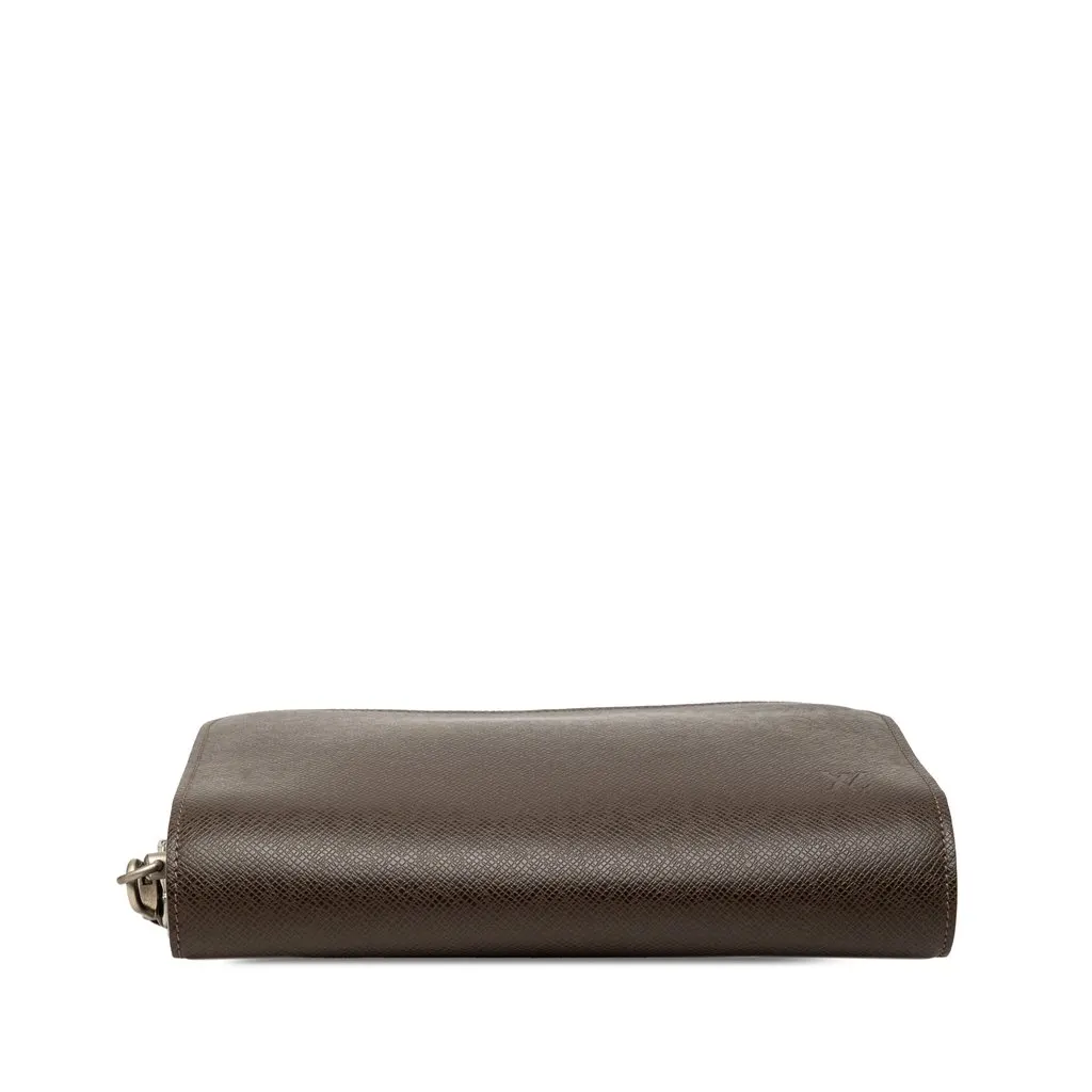 Louis Vuitton Taiga Pochette Baikal Brown Leather Very good - Inside View