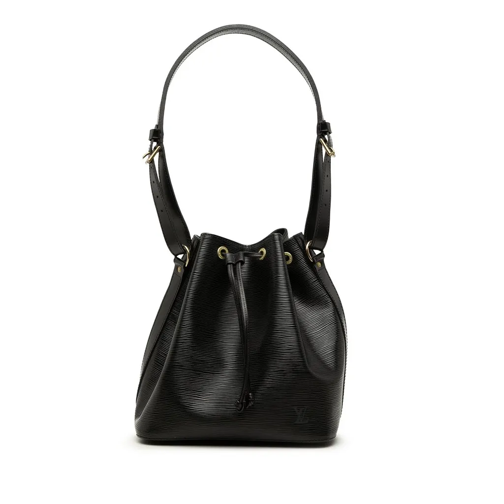 Louis Vuitton Epi Petit Noe Black Leather Very good - Front View